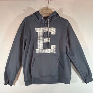 Gray men’s large Adidas Hoodie with Letter E